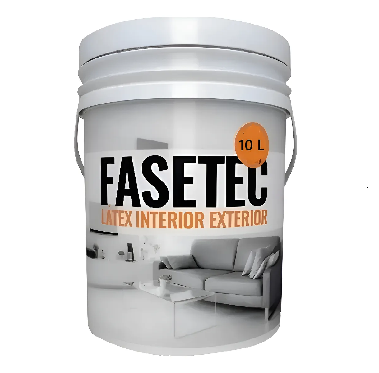 Latex Interior Exterior Fasetec 10 Litros Polacrin Blanco Mate