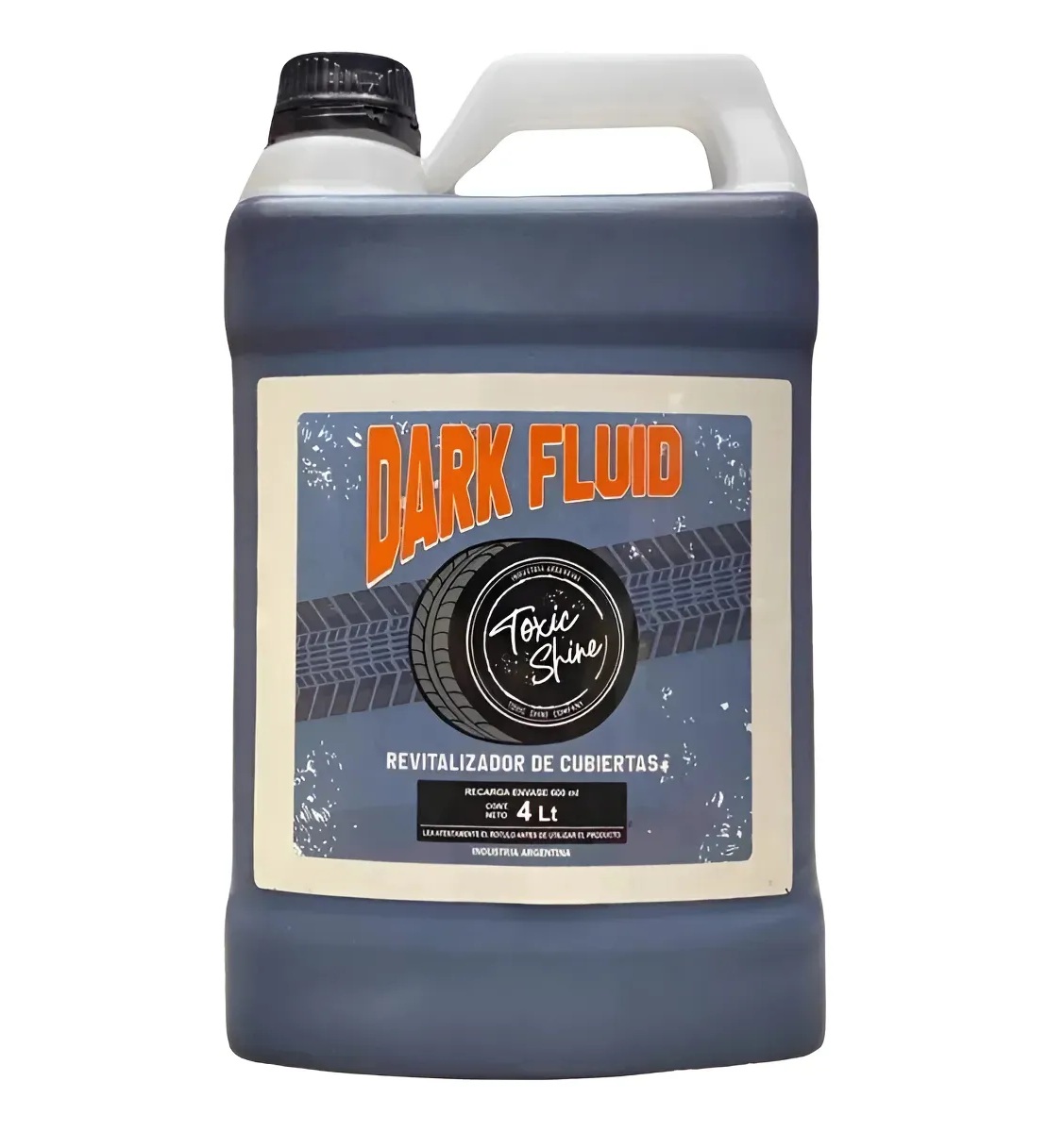 Toxic Shine Dark Fluid Acondicionador Cubiertas Galon 4 Lts Negro